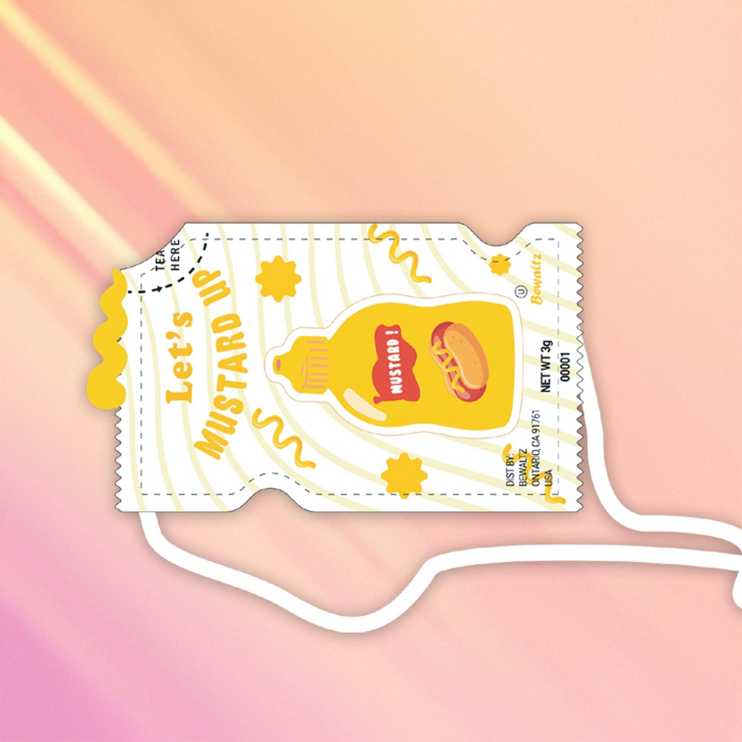 Mustard Packet Crossbody
