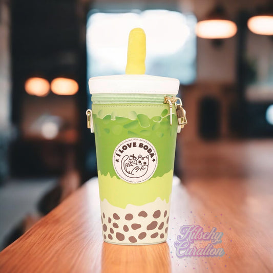 Matcha Boba Milk Tea Handbag