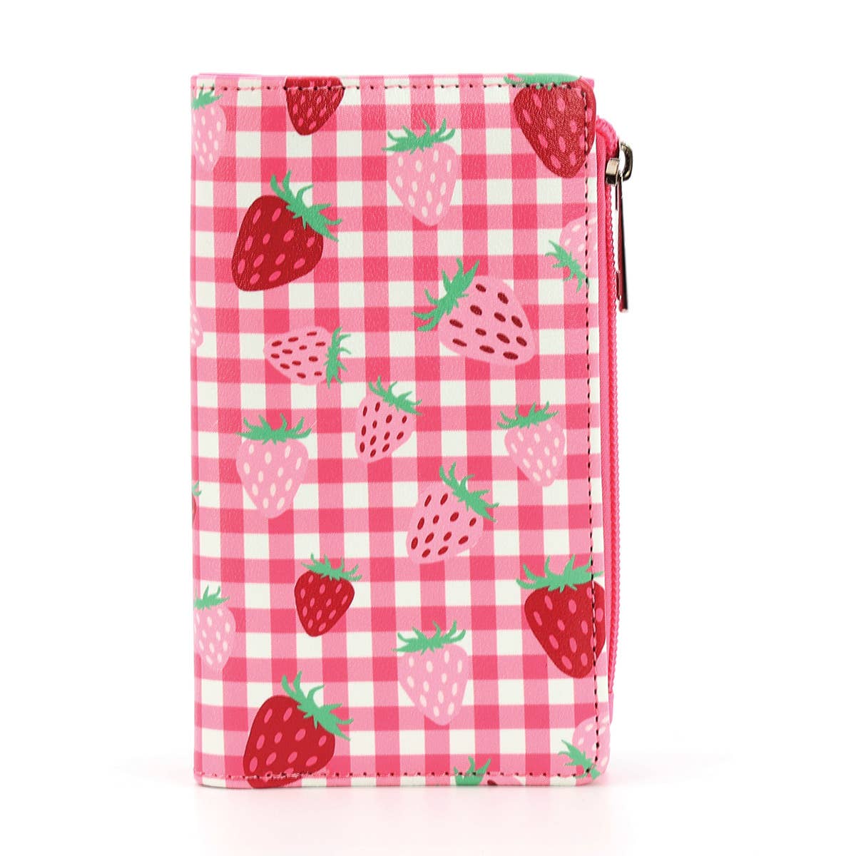 Strawberry Gingham Repeat Wallet