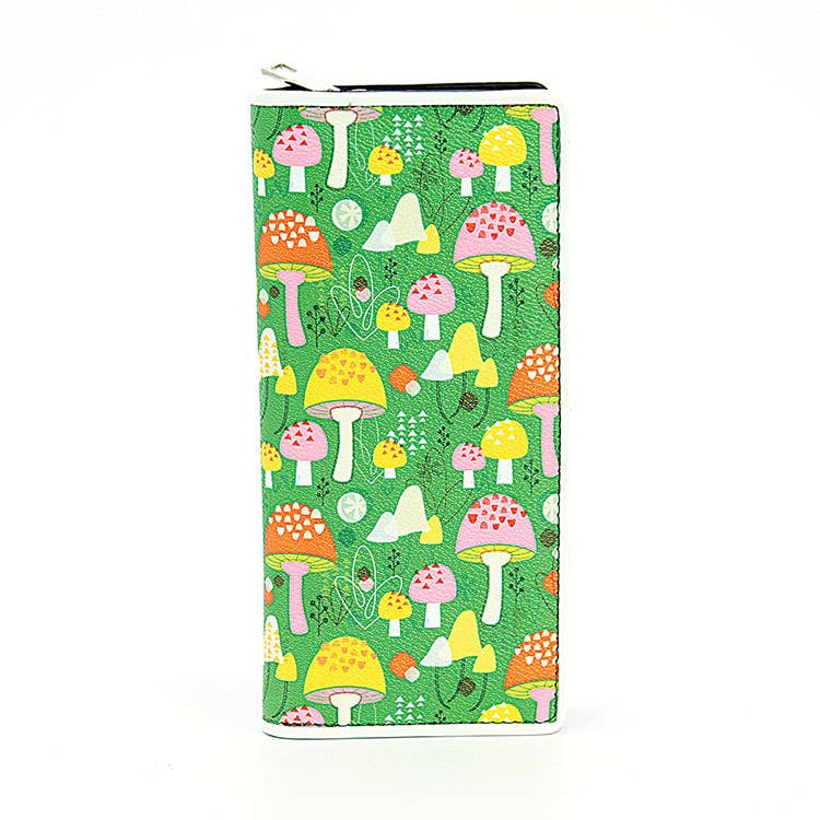 Green Mushroom Repeat Wallet