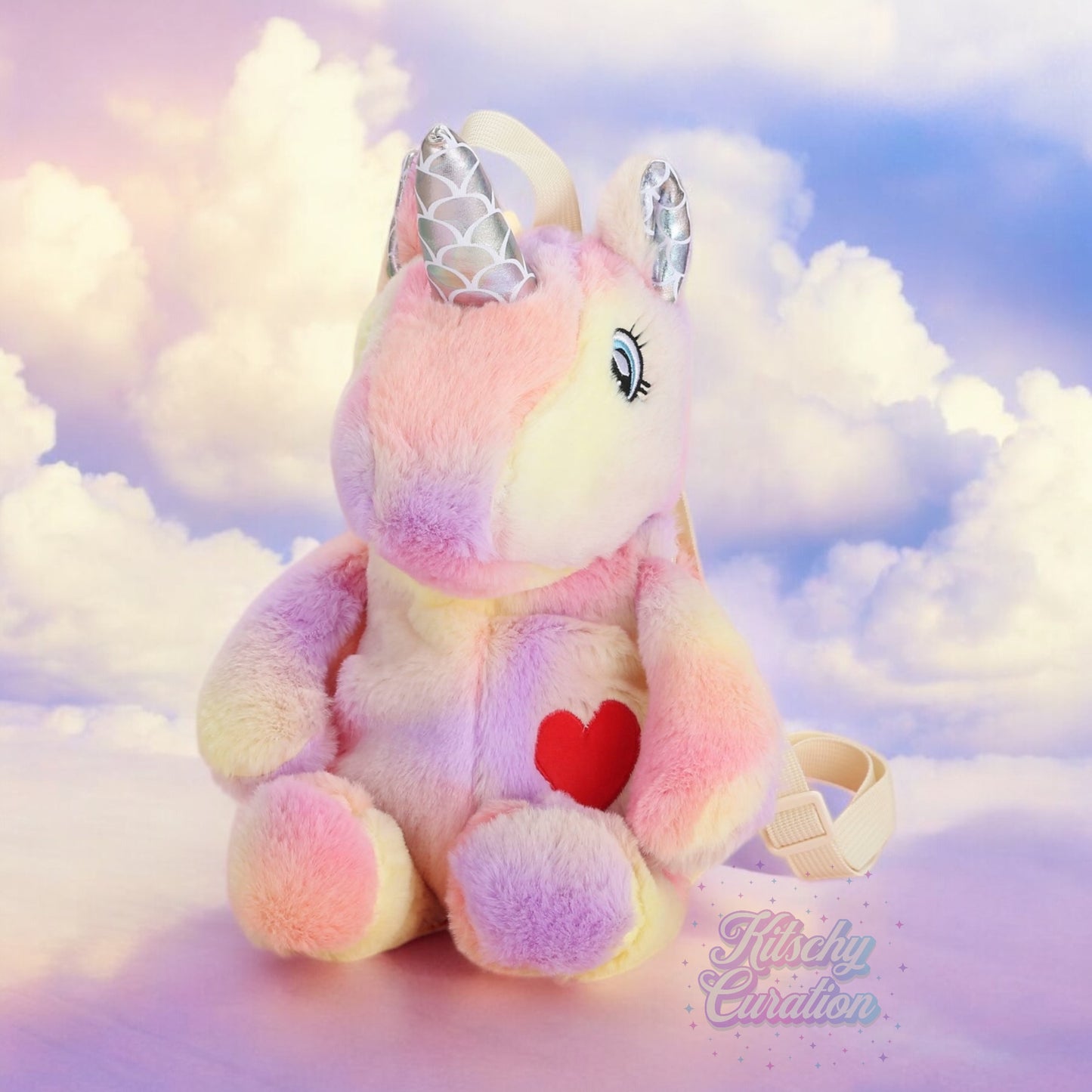 Plushie Heart Unicorn Backpack