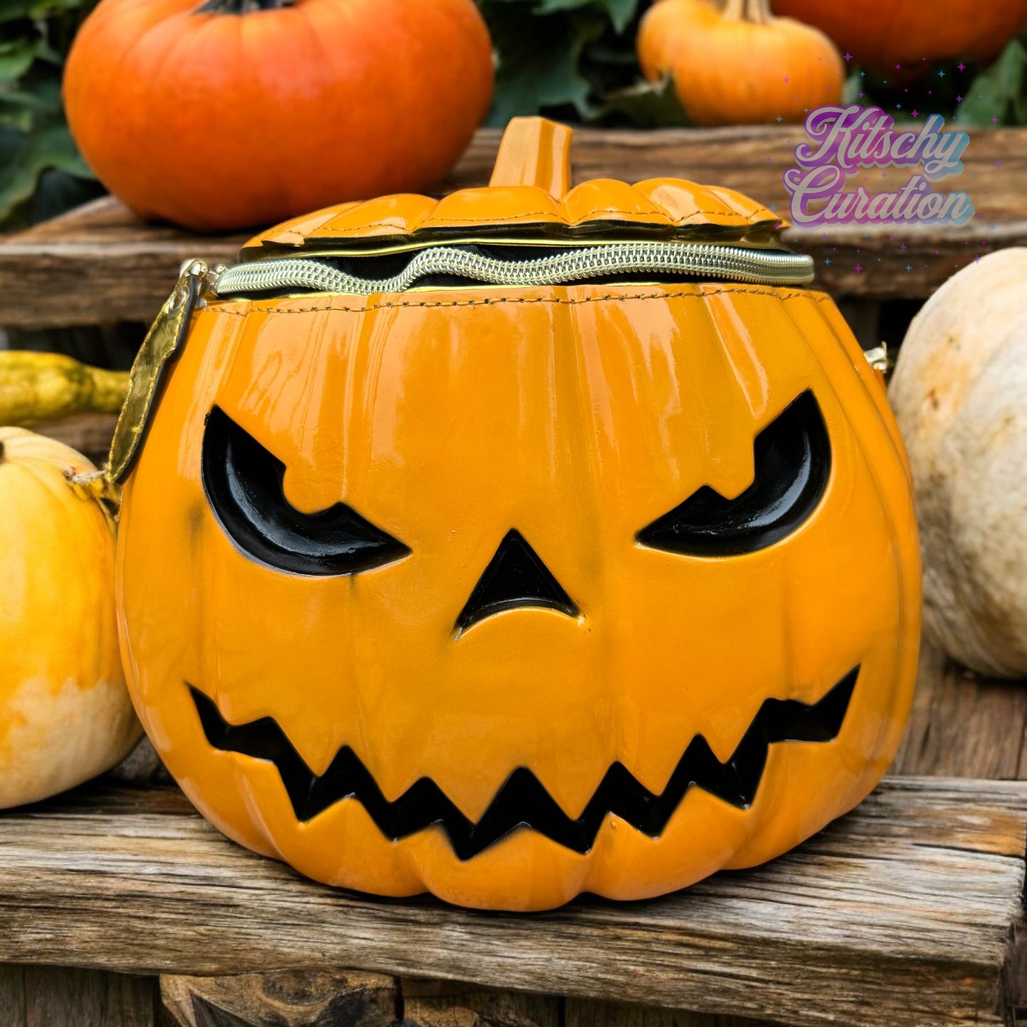 Jack-O-Lantern Pumpkin Purse