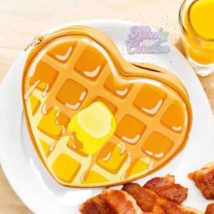 Waffle Heart Handbag