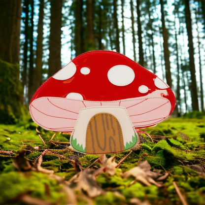 Mushroom House Purse