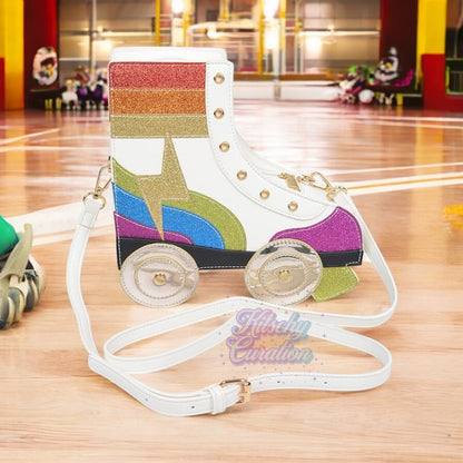 Rainbow Roller Skate Crossbody