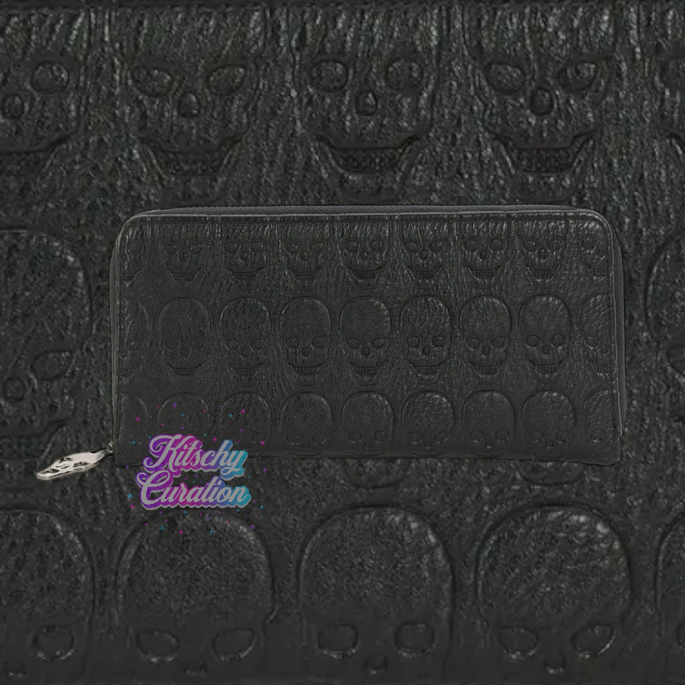 Embossed Skull Wallet