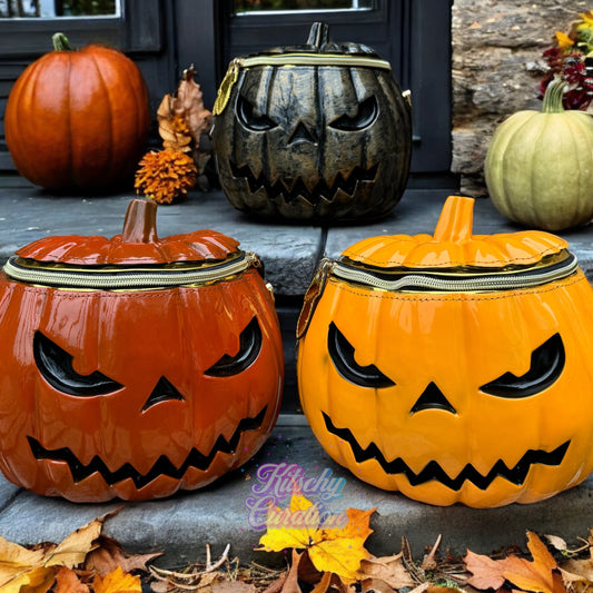 Jack-O-Lantern Pumpkin Purse