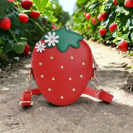 Kids Strawberry Purse