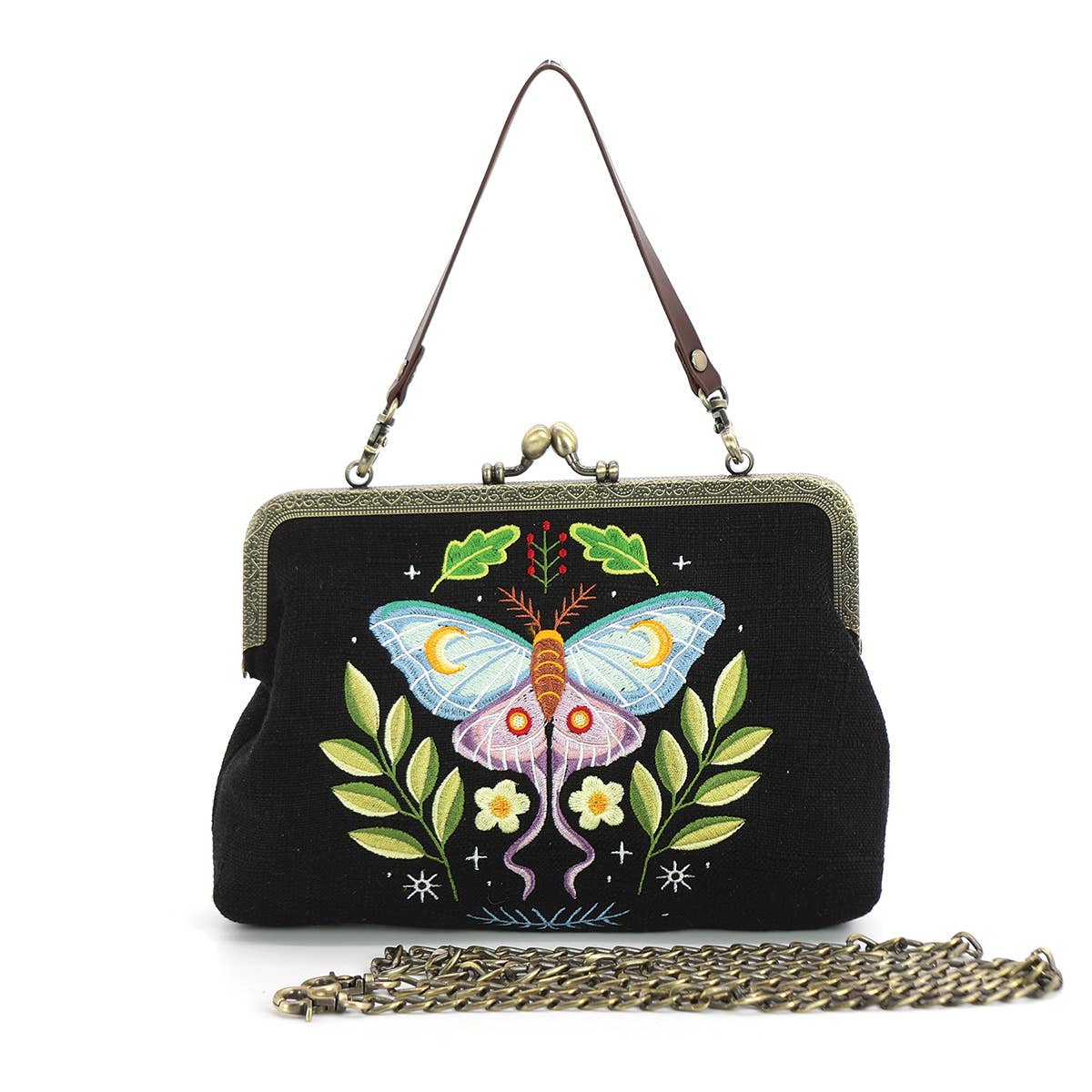 Butterfly Vintage Kisslock Bag